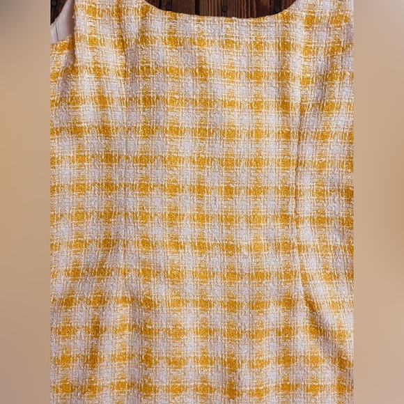 NBD Women’s Size Medium Bergette Mini Dress In Yellow & White • Double Breasted - Picture 10 of 16